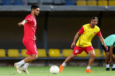 عکس جدید از بدن آماده بازیکن جوان پرسپولیس
