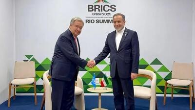 وزیر امور خارجه ایران با دبیرکل سازمان ملل متحد دیدار کرد!