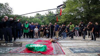 برگزاری آیین سنتی علم واچینی در گیلان