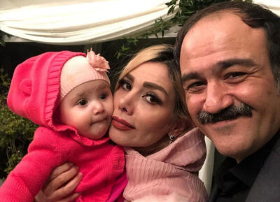 وقتی مهران غفوریان با خانواده‌اش حال دل همه رو خوب می‌کنه؛ دیدنی و عاشقانه + عکس