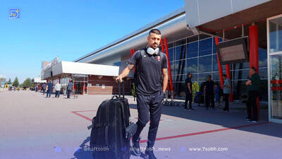 ورود کاروان پرسپولیس به محل اردو در ارتفاعات ترکیه