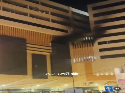 وقوع آتش‌سوزی در بازار بزرگ بندرعباس