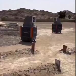 نصب کولر در گورستان های امارات!