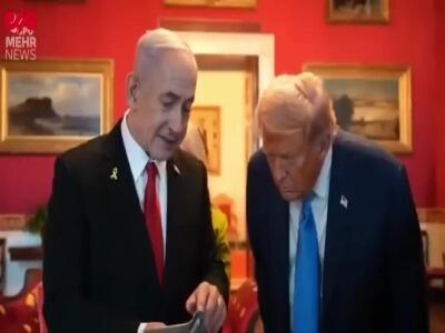 هدیه ویژه نتانیاهو به ترامپ با طرح بمب افکن B-۲