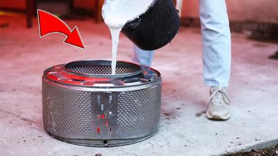نحوه ساخت اجاق گاز صحرایی با وسایل دور ریختنی