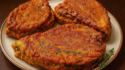 دیگه بادمجان را ساده سرخ نکن / طرز تهیه بادمجان سوخاری خوشمزه تر از گوشت