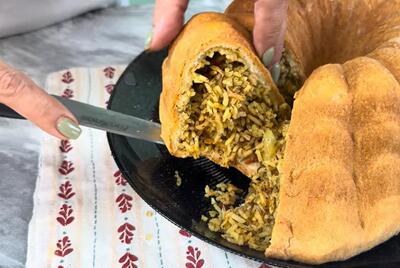 تهیه پرده پلو خوشمزه ترکیه ای / یک غذای خوشمزه ترکیه ای