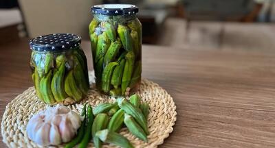 طرز تهیه ترشی بامیه جنوبی با همه نکات