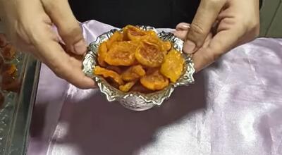 نحوه تهیه برگه زردآلو یا قیسی / تهیه برگه زردآلو یا قیسی (قیصی) با روش بازاری