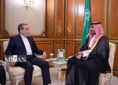 دیدار و گفت‌و‌گوی عراقچی و بن‌سلمان