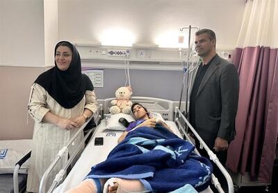 عیادت ساعی از تکواندوکاری که در حملات رژیم صهیونی مجروح شد - پارس فوتبال