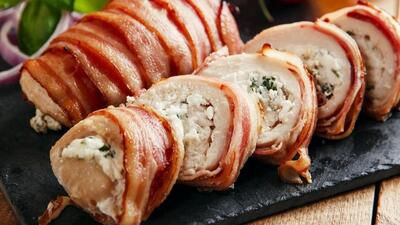 طرز تهیه رول بیکن مرغ خوشمزه - سبک ایده آل