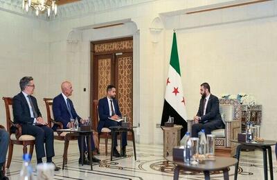 الجولانی و فرستاده آمریکا جلسه گذاشتند