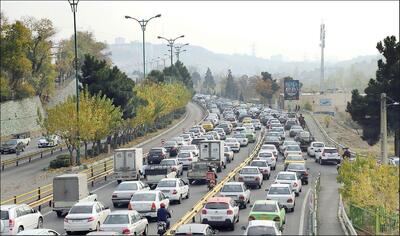 ترافیک سنگین در محور تهران-بومهن/تردد روان در محورهای شمالی