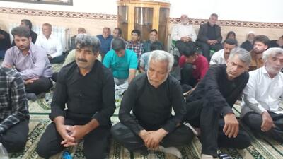برگزاری مراسم تاسوعای حسینی به سبک اهالی روستای اهل سنت دهستان باغ‌کشمیر صالح‌آباد