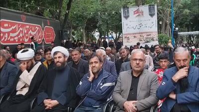 برگزاری مراسم عزاداری دهه اول محرم در اهر + فیلم