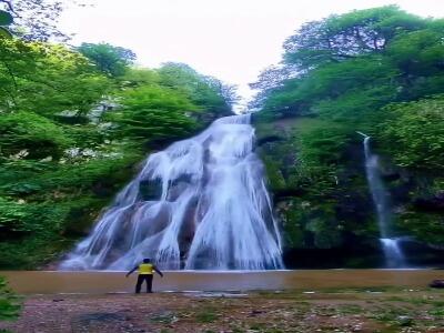  آبشار لوه عروس آبشارهای گلستان 