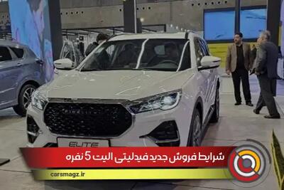 شرایط فروش جدید فیدلیتی الیت 5 نفره + تیر 1404