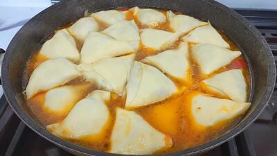 من دیگه سمبوسه را سرخ نمیکنم / طرز تهیه خورش سمبوسه به روش کاملا جدید و خوشمزه
