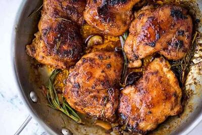 آموزش آشپزی / طرز تهیه مرغ تنوری با سیر و کره