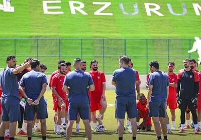 اولین تمرین پرسپولیس با وحید هاشمیان