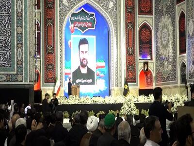 مراسم گرامیداشت شهدای اقتدار ایران در حرم مطهر رضوی برگزار شد