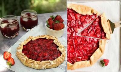 طرز تهیه گلت توت فرنگی / دسر خوشمزه تابستونی با رنگ و بوی فوق العاده