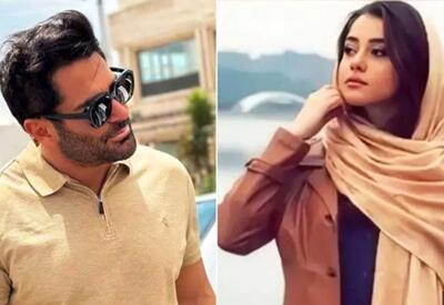 میز اولین سالگرد ازدواج محمدرضا گلزار و همسرش در برج‌های لاکچری دبی