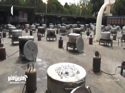 گزارشی از نذری فدراسیون فوتبال با حضور اهالی و جامعه ورزش