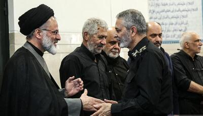 تصاویر سرلشکر موسوی یک روز پس از شایعه ترور در چیتگر
