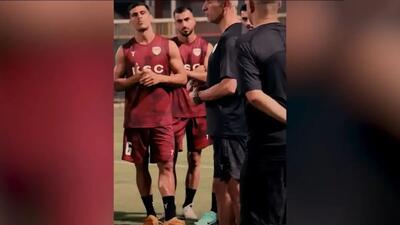 آغاز تمرینات پیش فصل فولاد با حضور بازیکنان جدید (فیلم)