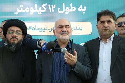 عملیات اجرایی ۱۲ کیلومتر پایانی باند دوم محور ماهشهر - رامشیر آغاز شد