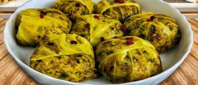 راز خوشمزه شدن دلمه گیاهی و سالم دقیقا اینجاست دلمه ای بدون گوشت بایه طعم متفاوت وفوق العاده!