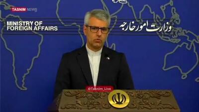 بقایی: تحریم گزارشگر حقوق بشر در فلسطین اشغالی نفاقی عریان است