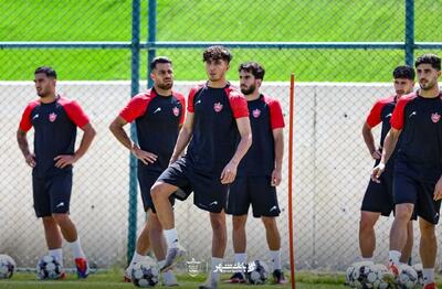 تصویر؛ تمرینات ویژه هاشمیان با مدافعان پرسپولیس