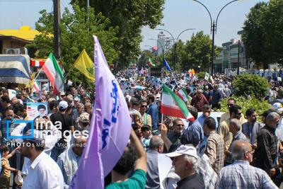 خروش خشم گیلانیان علیه رژیم صهیونیستی