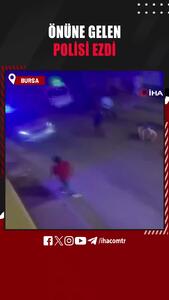 لحظه شوکه‌کننده زیر گرفتن پلیس توسط مظنون برای نجات محکوم فراری!