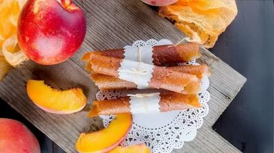 طرز تهیه لواشک شلیل خانگی مرحله به مرحله