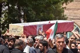 فیلم/ آئین تشییع شهید محمد محمدی زرین چقا در خرم آباد
