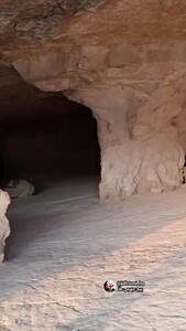 غار سنگ شکنان جهرم از بزرگترین غارهای مصنوعی جهان + فیلم