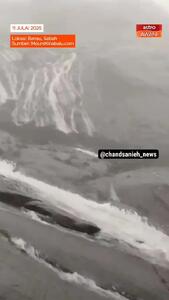 نجات ۱۵۵ کوهنورد گرفتار در سیلاب ارتفاعات کینابالو