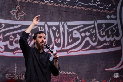 عزاداری دهه دوم محرم در هیات اصحاب الحسین (ع) دانشگاه تهران + عکس