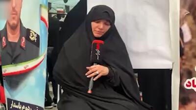همسر شهید قاسم نژاد: آرزویم برای خودم و فرزندانم مثل همسرم شهادت است + فیلم