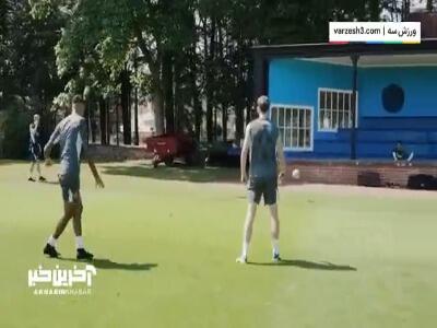 جلسه تمرینی تیم اورتون
