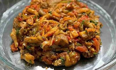 طرز تهیه خوراک بادمجان کبابی