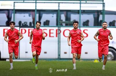 تمرین پرفشار پرسپولیس در اردوی ترکیه