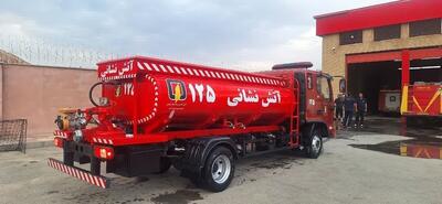 تجهیز آتش‌نشانی فرون آباد به خودروی نیمه سنگین برای ارتقای خدمات ایمنی