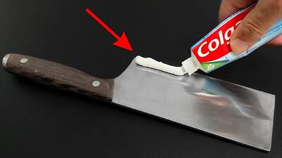 روش کاربردی برای تیز کردن ساتور و چاقوی خانگی بدون نیاز به چاقو تیز کن