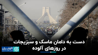 دست به دامان ماسک و سبزیجات در روزهای آلوده