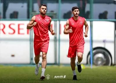 تمرینات تخصصی هاشمیان برای پرسپولیسی‌ها